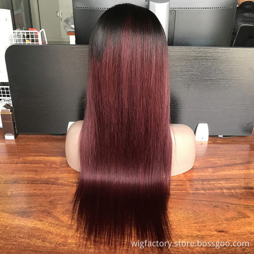 wholesale price color lace front wig human hair, brazilian human hair colored wigs,wigs human hair lace front colored